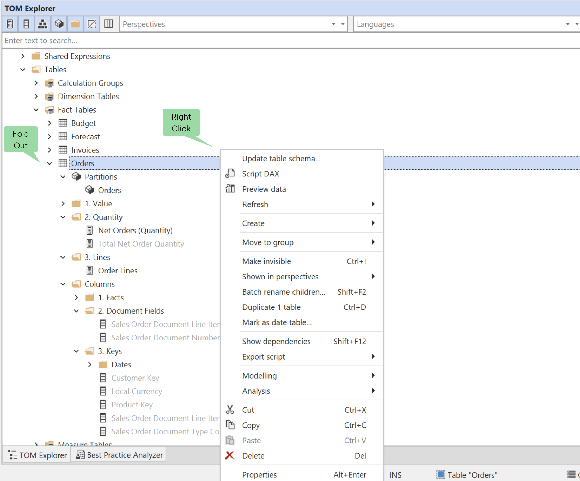 Interacción del Explorador Tom