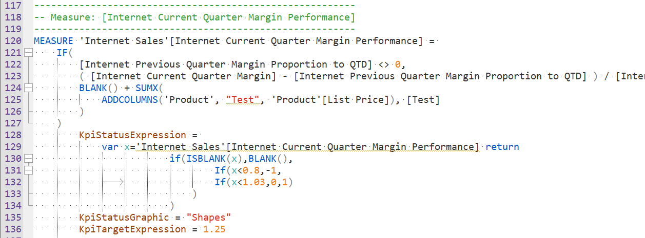 Espacios en blanco visibles